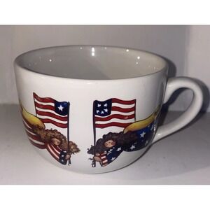 American Angel Coffee Tea Soup Large Mug